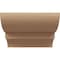 Ekena Millwork 6in. W x 4in. H x 12in. L Ridgewood Woodgrain TimberThane Rafter Tail, Primed Tan RFTUR06X04X12RIDRCPR - alternate 2